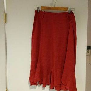 Linen skirt